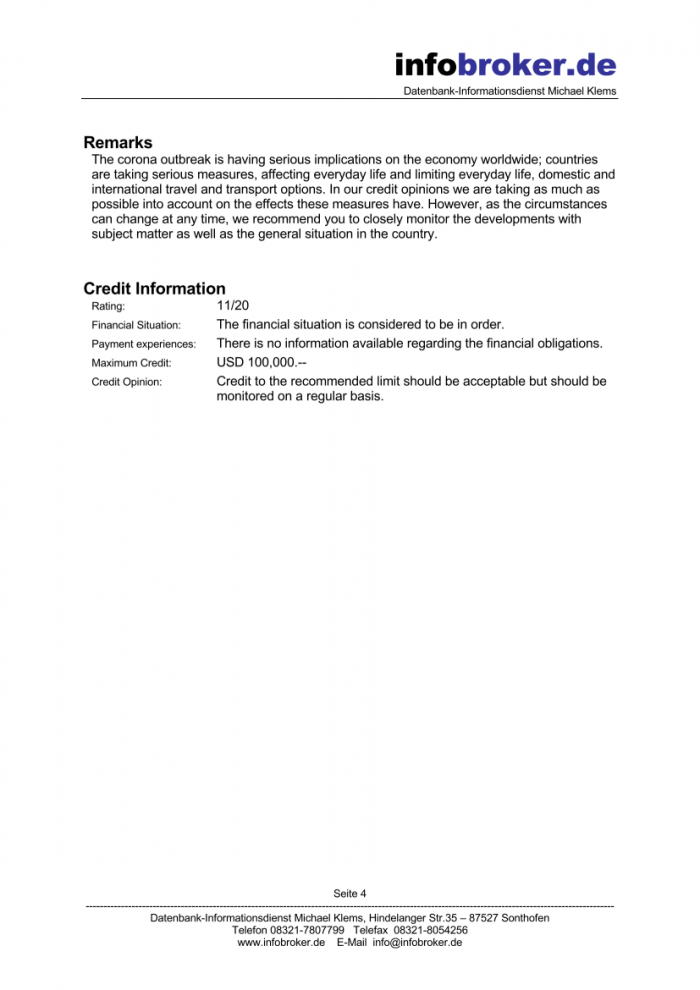 Rapport d'entreprise USA (États-Unis d'Amérique) – Image 5