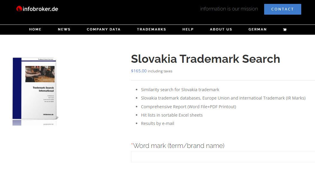 Trademark Search Slovakia