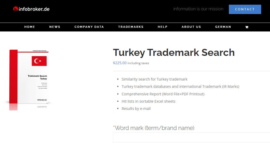 Trademark Search Turkey